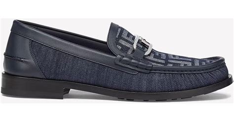 mens fendi loafers|fendi denim loafers.